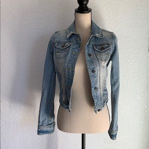 Abercrombie & Fitch Jackets & Coats - π Abercrombie & Fitch Distressed Denim Jacket siz Abercrombie & Fitch Jackets & Coats - π Abercrombie & Fitch Distressed Denim Jacket siz